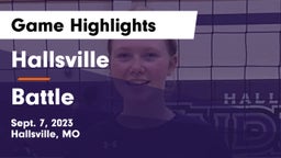 Hallsville  vs Battle Game Highlights - Sept. 7, 2023