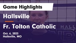 Hallsville  vs Fr. Tolton Catholic  Game Highlights - Oct. 6, 2023