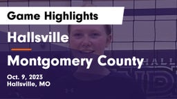 Hallsville  vs Montgomery County  Game Highlights - Oct. 9, 2023