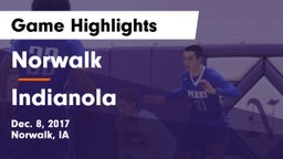 Norwalk  vs Indianola  Game Highlights - Dec. 8, 2017