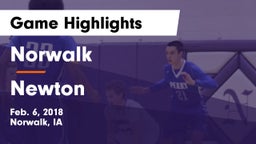 Norwalk  vs Newton   Game Highlights - Feb. 6, 2018