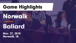 Norwalk  vs Ballard  Game Highlights - Nov. 27, 2018