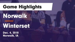 Norwalk  vs Winterset  Game Highlights - Dec. 4, 2018