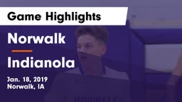 Norwalk  vs Indianola  Game Highlights - Jan. 18, 2019