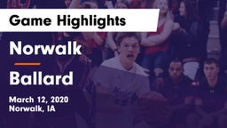 Norwalk  vs Ballard  Game Highlights - March 12, 2020