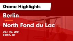 Berlin  vs North Fond du Lac  Game Highlights - Dec. 20, 2021