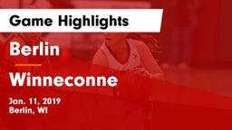Berlin  vs Winneconne  Game Highlights - Jan. 11, 2019