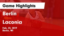 Berlin  vs Laconia  Game Highlights - Feb. 23, 2019