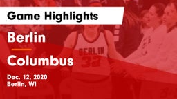 Berlin  vs Columbus  Game Highlights - Dec. 12, 2020