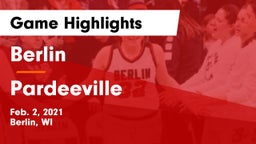 Berlin  vs Pardeeville  Game Highlights - Feb. 2, 2021