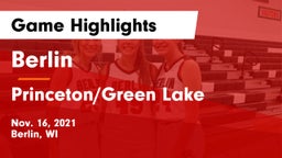 Berlin  vs Princeton/Green Lake  Game Highlights - Nov. 16, 2021