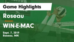 Roseau  vs WIN-E-MAC Game Highlights - Sept. 7, 2019