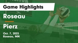 Roseau  vs Pierz Game Highlights - Oct. 7, 2023