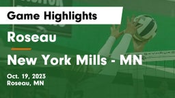 Roseau  vs New York Mills  - MN Game Highlights - Oct. 19, 2023