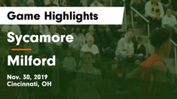 Sycamore  vs Milford  Game Highlights - Nov. 30, 2019