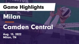 Milan  vs Camden Central  Game Highlights - Aug. 15, 2022