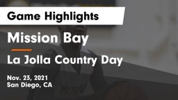 Mission Bay  vs La Jolla Country Day  Game Highlights - Nov. 23, 2021