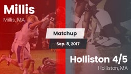 Matchup: Millis  vs. Holliston 4/5 2017