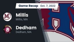 Recap: Millis  vs. Dedham  2022