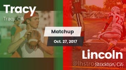 Matchup: Tracy  vs. Lincoln  2017