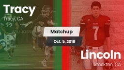 Matchup: Tracy  vs. Lincoln  2018