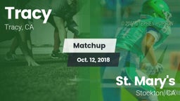 Matchup: Tracy  vs. St. Mary's  2018