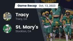 Recap: Tracy  vs. St. Mary's  2023