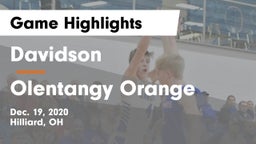 Davidson  vs Olentangy Orange  Game Highlights - Dec. 19, 2020