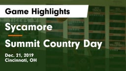 Sycamore  vs Summit Country Day Game Highlights - Dec. 21, 2019