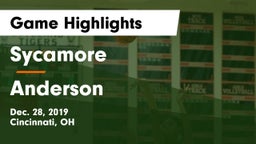 Sycamore  vs Anderson  Game Highlights - Dec. 28, 2019