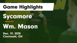Sycamore  vs Wm. Mason  Game Highlights - Dec. 19, 2020
