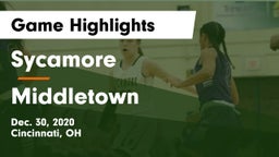 Sycamore  vs Middletown  Game Highlights - Dec. 30, 2020