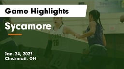 Sycamore  Game Highlights - Jan. 24, 2022