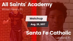 Matchup: All Saints' Academy vs. Santa Fe Catholic  2017