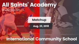 Matchup: All Saints' Academy vs. International Community School 2018