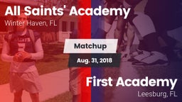 Matchup: All Saints' Academy vs. First Academy  2018