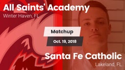 Matchup: All Saints' Academy vs. Santa Fe Catholic  2018