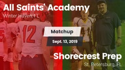 Matchup: All Saints' Academy vs. Shorecrest Prep  2019