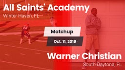 Matchup: All Saints' Academy vs. Warner Christian  2019