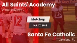 Matchup: All Saints' Academy vs. Santa Fe Catholic  2019