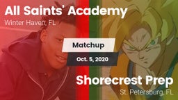 Matchup: All Saints' Academy vs. Shorecrest Prep  2020
