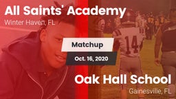 Matchup: All Saints' Academy vs. Oak Hall School 2020