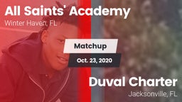 Matchup: All Saints' Academy vs. Duval Charter  2020