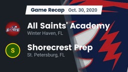 Recap: All Saints' Academy  vs. Shorecrest Prep  2020