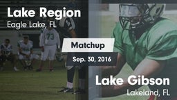 Matchup: Lake Region vs. Lake Gibson  2016