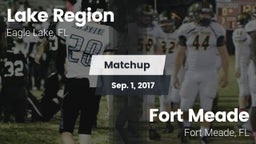 Matchup: Lake Region vs. Fort Meade  2017
