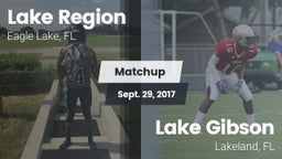 Matchup: Lake Region vs. Lake Gibson  2017