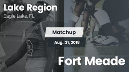 Matchup: Lake Region vs. Fort Meade 2018
