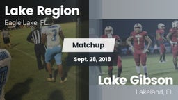 Matchup: Lake Region vs. Lake Gibson  2018