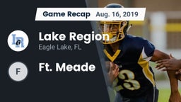 Recap: Lake Region  vs. Ft. Meade  2019